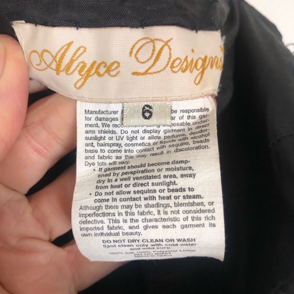 Alyce Designs strapless sequined gown - Picture 3 of 4